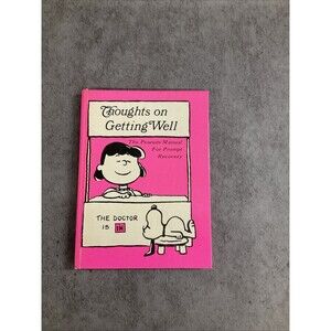 Peanuts Book Thoughts On Getting Well Hallmark 1971